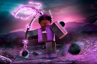 make detailed roblox gfx, roblox icon, logo, roblox thumbnail