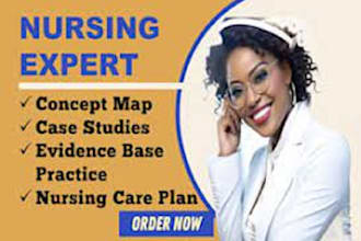 provide you expert nursing services care plan,concept maps,PPT, teachings