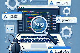 fix any bug in html, css, javascript, jquery, bootstrap,dot net and sql