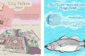 create educational infographic illustrations