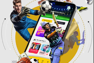 develop a fantasy sports app ,crypto sport app ,, tournament app ,live scoring