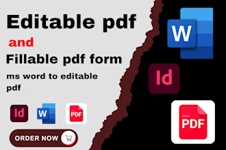 create fillable form, editable pdf, convert pdf, convert ms word to editable