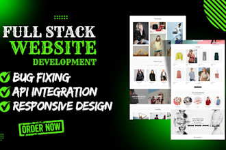 do website development using php laravel as a full stack web developer