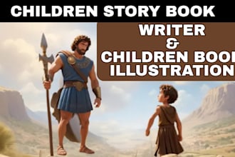 ghostwrite children book kids story bible theme story design illustration book