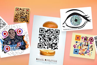 design branded qr code for business