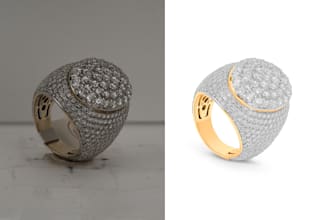 do professional jewelry retouching and photo editing