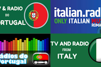 promote and play your song of all genre on portugal  and italy radio stations