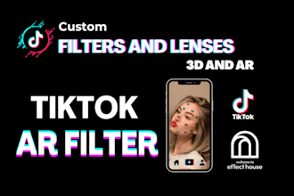 create unique tiktok filter and lens