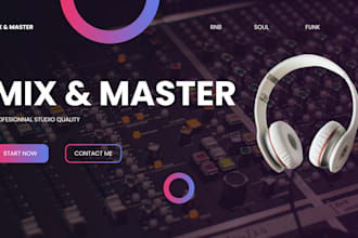 professionally mix and master your track, rnb, soul
