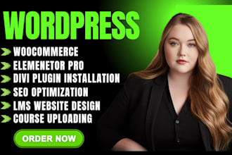 redesign wordpress woocommerce online store setup booking appointment website