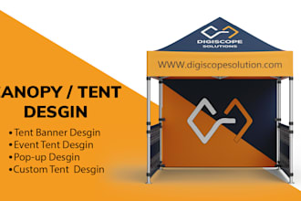create a unique canopy tent design for your next event or trade show
