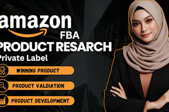 do product research for amazon private label fba