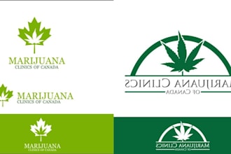 do custom weed logo design in 12hours