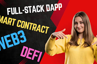develop dapps using web3 and smart contracts