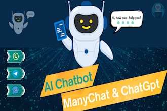 create a powerful manychat, chatgpt, and whatsapp chatbot