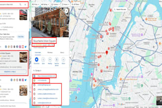 scrape and extract google maps data for business, leads and competitor analysis