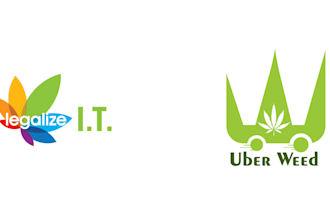 do unique marijuana weed logo design