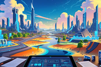 create a realistic roblox map and script interactive game mechanics