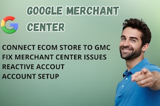 create a google merchant center account or fix a suspended gmc