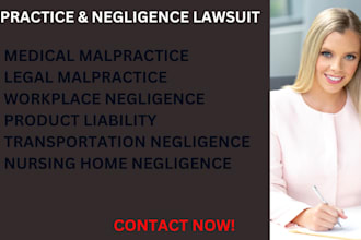 be your personal injury lawyer to draft malpractice and negligence lawsuit