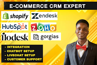 setup gorgias zendesk hubspot crm flodesk freshchat zoho crm shopify integration