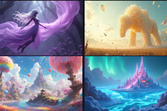 create a custom ai artwork or wallpaper for you