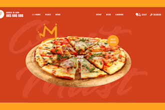restaurant website, food website, catering website, chef website, bakery website