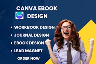 design editable canva ebook, workbook, lead magnet, canva ebook, magazine kdp