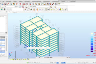 design or anlyze concrete and steel structures, earthquake resistant calculation