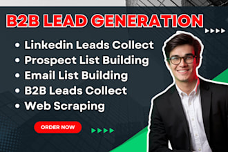targeted email list building, b2b lead generation, and linkedin leads