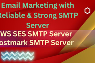provide AWS ses, postmark, sendgrid SMTP server with that limits you need