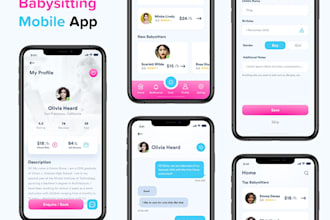 develop babysitting app, babytracker app, babymonitor app, housesittng  app