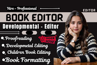 be developmental book editor beta reader novel memoir proofread children book