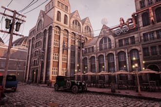 build and script custom roblox game map of you desired theme