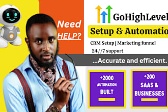 be your gohighlevel workflow expert gohighlevel saas, a2p, client ghl calendar
