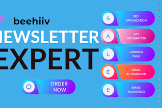 be your beehiiv manager, beehiiv complete setup, make beehiiv newsletter website