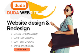 create a secure duda website, website design, fast website, website redesign