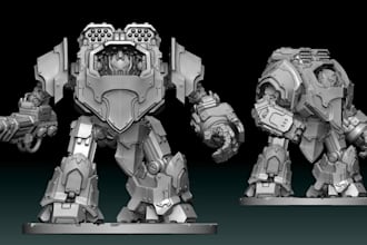 do custom 3d warhammer 40k 3d tabletop miniature 3d printing action figure