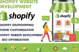 build high converting shopify store, wordpress, prestashop, wix website