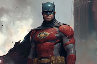 make a character in classic marvel comic style
