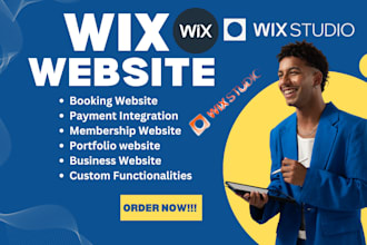 wix membership website wix subscription website wix booking website wix design