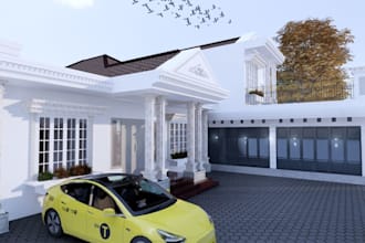 renovate minimalist furniture home design,rooftop terrace,floor plan,3drendering