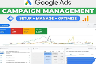 setup and manage google ads PPC campaigns