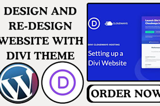 build modern wordpress divi website using divi theme