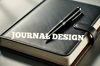 create journal design, KDP journal, planner design, journal cover design