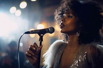 female voice backing track songwriter singer vocalist choir kids romantic jingle