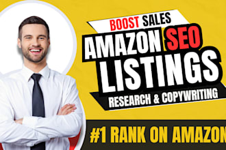 write top amazon listing SEO product descriptions