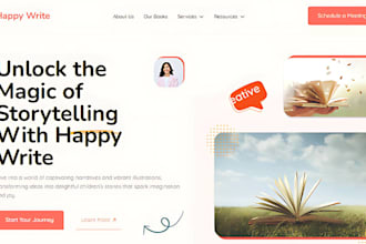 design children book author website, children ebook author website