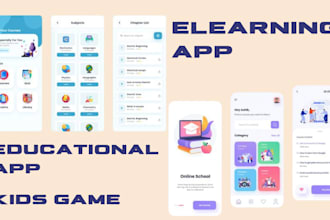 develop educational app, kid learning app, ai kids games and apps