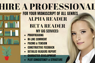 do alpha reading beta reading literary fiction book mystery fiction sci fic